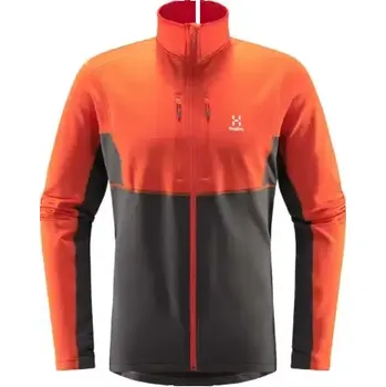 Pánská mikina Haglöfs Roc Sheer Mid pánská mikina oranžová/šedá vel. XL