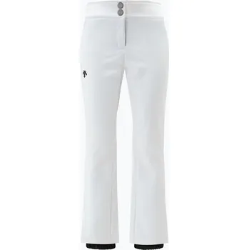 Snowboardové kalhoty Dámské lyžařské kalhoty Descente Bonded Stretch super white