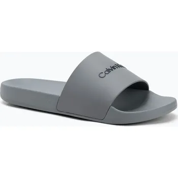 Pánská móda Pánské nazouváky Calvin Klein HM0HM00455 Pool Slide Rubber granite road