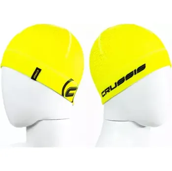 Pokrývka hlavy Crussis čepice žlutá/černá vel. 51-54