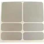 Shaman Racing samolepící fólie, reflexní stříbrná