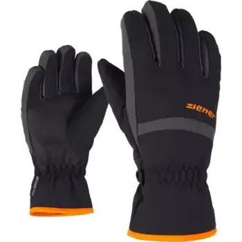 Rukavice Ziener Lejano AS dětské zimní rukavice Black/Graphite vel. 4