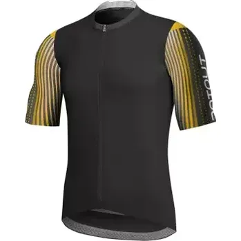 cyklistický dres Dotout Heritage pánský dres krátký rukáv černá vel. L