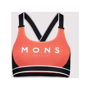 Podprsenka Mons Royale Stella X-Back 22 podprsenka hot coral/black vel. XS