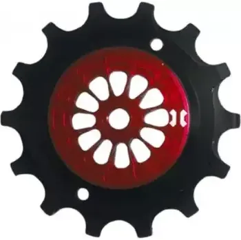 přehazovačka Leonardi Factory 12sp. spodní kladka pro Sram přehazovačky červená