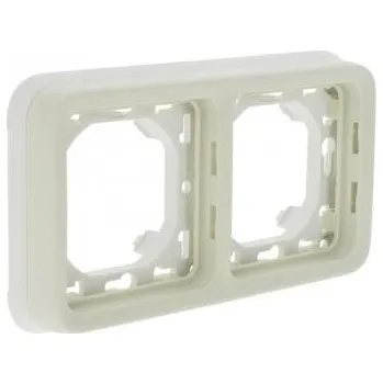 Rámeček 2př.PLEXO 69694 IP55 béž GENERI, s.r.o. 07-24-095-69694