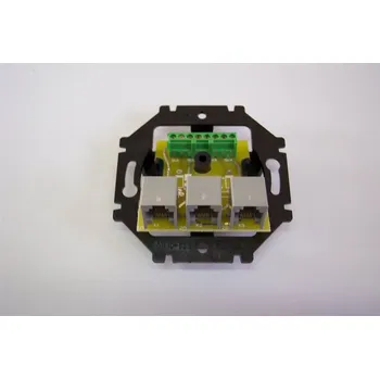 Zásuv.telef.uni 5013U-A00107 3x * ABB s.r.o. 07-28-026-35171