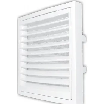 Větrací mřížka Mřížka ventil. DO-KR 150 bílá TOMEX a Novák, s.r.o. 53-14-801-03330