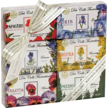 Koupelová kosmetika Nesti Dante Dei Colli Fiorentini mýdlo 6 x 150 g dárková sada