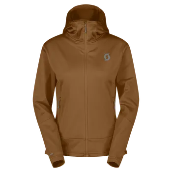 SCOTT mikina na zip Defined Mid Zip 2024/2025 Tmavě červená L Dámské