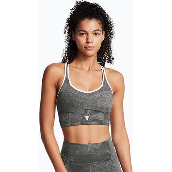 Podprsenka Fitness podprsenka Under Armour Project Rock Infinity Let's Go clay green/silt