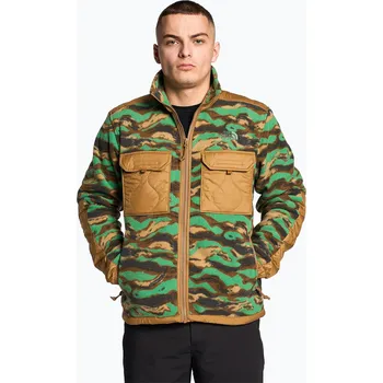 Pánská mikina Pánská trekingová mikina The North Face Royal Arch FZ hnědá a zelená NF0A7UJBIOO1