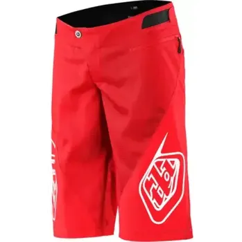 Cyklistické kalhoty Troy Lee Designs Sprint Solid pánské kraťasy Glo Red vel. 32