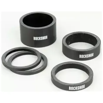 Představec na kolo Rock Shox Headset Spacer Set sada karbonových podložek pod představec Gloss White Logo