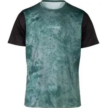 cyklistický dres Force MTB Move pánský dres krátký rukáv tmavě zelená vel. XL