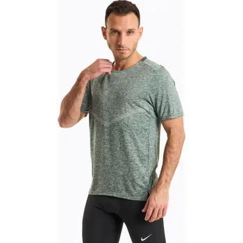 Pánské tričko Pánské běžecké tričko Nike Dri-Fit Rise 365 vintage green/heather