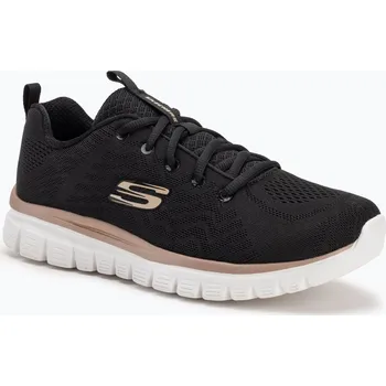 Dámské tenisky Dámské boty SKECHERS Graceful Get Connected black/gold
