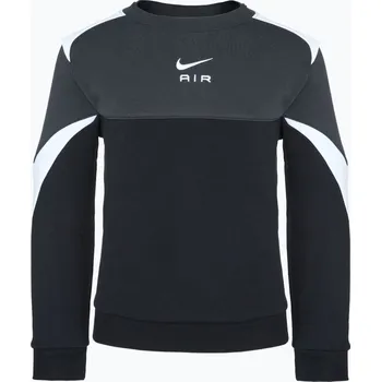 Chlapecká mikina Dětská mikina Nike Air Crew black/anthracite/white/white