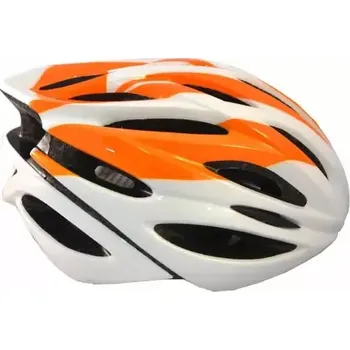 Cyklistická přilba Sting Rafle přilba oranžová/bílá vel. L/XL (55-60 cm)