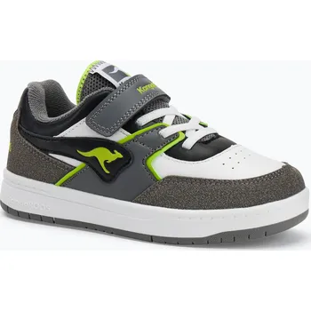 Chlapecké tenisky Dětské boty KangaROOS K-CP Bounder EV steel grey/neon green
