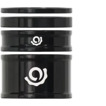 Představec na kolo Industry Nine Headset Spacers Combo kit podložky pod představec černá černá