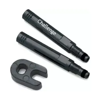 Duše na kolo Challenge ALU adaptér na ventilek 41,5mm 2 ks černá