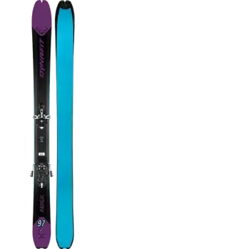 Sjezdové lyže Dynafit Radical 97 dámský skialpový set Royal Purple 170 cm