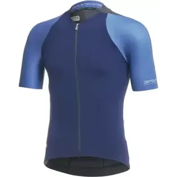 cyklistický dres Dotout Backbone pánský dres krátký rukáv Blue vel. L