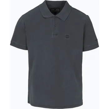 Pánské polotričko Pitbull Washed Polo Shirt dark graphite