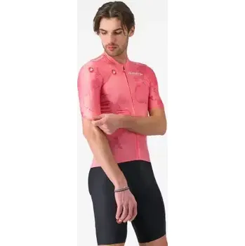 cyklistický dres Castelli Giro 108 Competizione 3 pánský dres krátký rukáv Rosa Giro vel. M