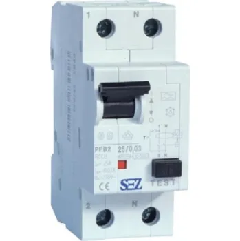 Proudový chránič Proud.chr. PFE 40/2/0.03 6kA SEZ SEZ - CZ s.r.o. 15-20-070-22240