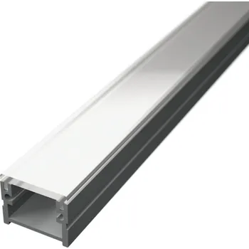 LED lišta Pochozí profil lišta pro LED pásky V24 - profil lišta + Násuvný mléčný difuzor 1m - LED Solution - LP406-1M_LP406-MILKC-1M - LP406-1M_LP406-MILKC-1M