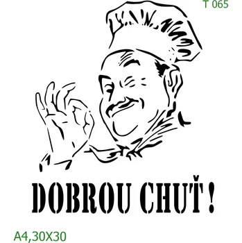 Šablona T 065 - A4 , Lepící fólie