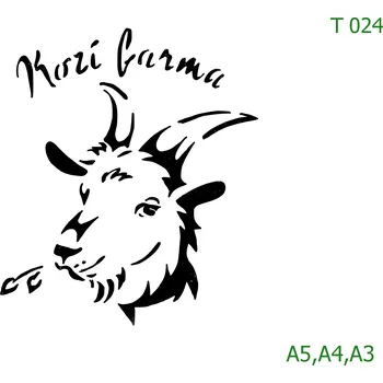 Šablona T 024 - A4 , Nelepící folie