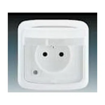 Elektrická zásuvka Zás.+spínač K1/11 bíl. IP44 QESTEL s.r.o. 07-24-029-81110