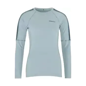 Dámské termoprádlo Craft ADV Wool Merino dámské triko dlouhý rukáv modrá vel. XL