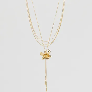 Čepice Reserved - Sada náhrdelníků - zlatý - 298FD-GLD - 298FD-GLD-ONE