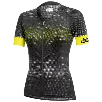 cyklistický dres Dotout Rainbow dámský dres krátký rukáv Black vel. S