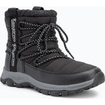 Dámská obuv Dámské sněhule KangaROOS K-FW Shego jet black / steel grey