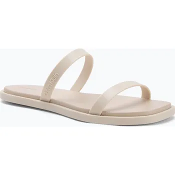 Dámská obuv Dámské nazouváky Calvin Klein HW0HW02417 Double Bar Slide - Jelly turtle dove