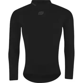 cyklistický dres Force Guard funkční triko dlouhý rukáv černá XL