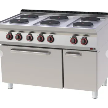 Sporák RM GASTRO Sporák elektrický s el. troubou GN 1/1 SPT 70/120 11 E RedFox