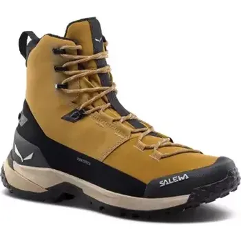 Pánská sportovní obuv Salewa Puez Winter Mid PTX pánské boty Golden Brown / Black EU 45
