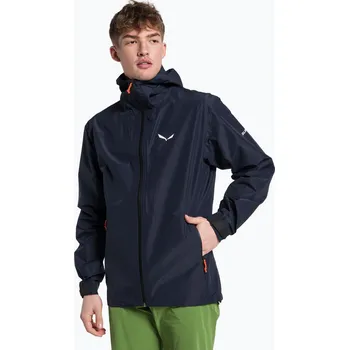 Pánská větrovka Salewa pánská bunda do deště Puez Aqua 4 PTX 2.5L navy blue 00-0000028615
