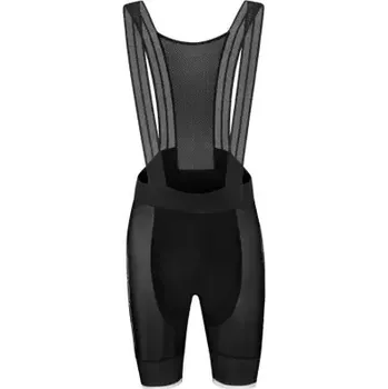 Cyklistické kalhoty Force Smooth pánské kraťasy s laclem a vložkou černá/bílá vel. M