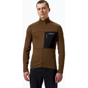 Pánská mikina Pánská fleecová mikina Berghaus Ridge-Hiker bark/jet black