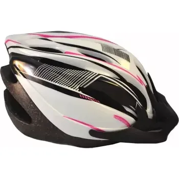 Cyklistická přilba Sting Alfo přilba růžová/černá/bílá vel. L/XL (55-61 cm)