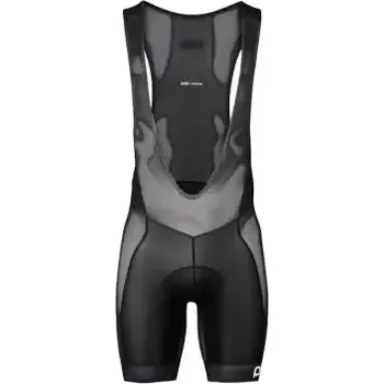 Cyklistické kalhoty POC MTB Air Layer Bib pánské vnitřní kraťasy s vložkou a laclem Uranium Black vel. XL