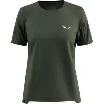 Dámské tričko Salewa Puez AM Hyb dámské triko krátký rukáv Dark Olive vel. S