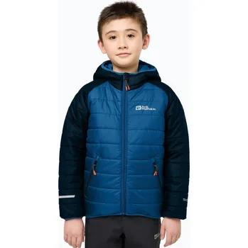 Chlapecká bunda Dětská péřová bunda Jack Wolfskin Zenon crisp cobalt